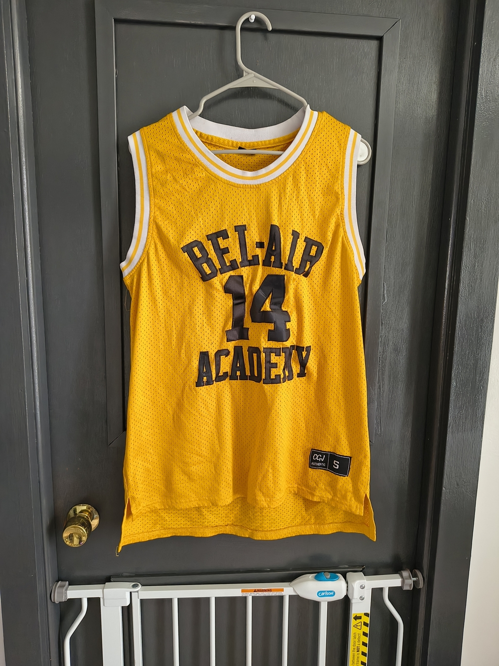 Bel-Aird Academy Kids' Yellow Basketball Jersey - #14